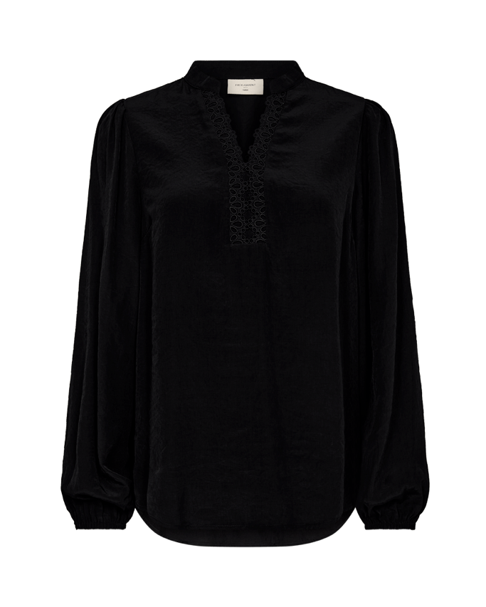 FQTESSY Blus Svart