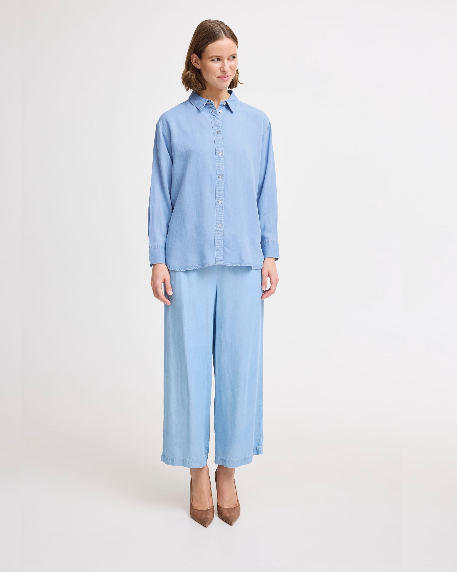 BYKOSMO Skjorta Light blue denim