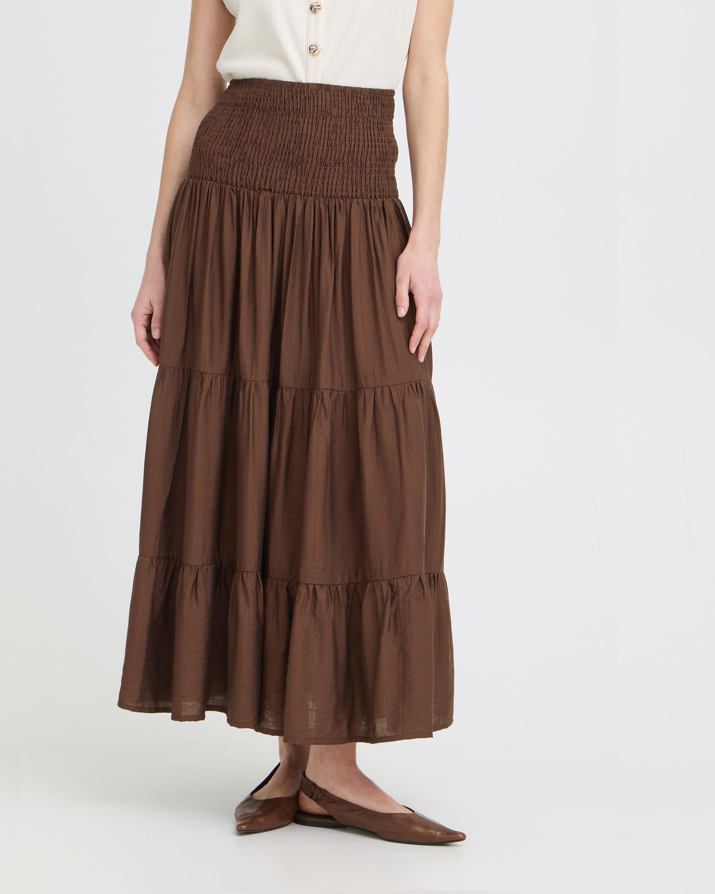 BYJOANNIE Smockad kjol