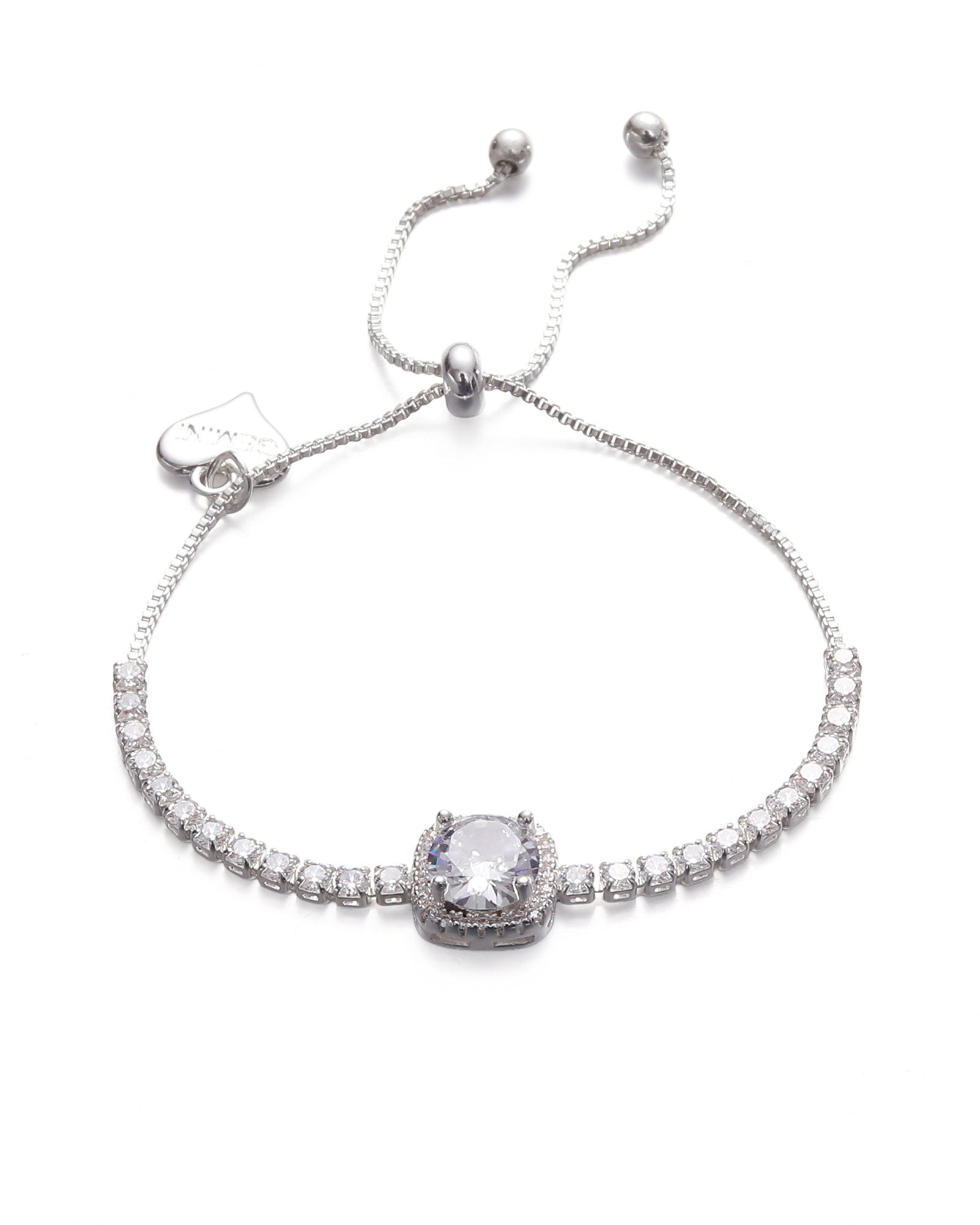 Armband Koppar, cubisk zirkonia