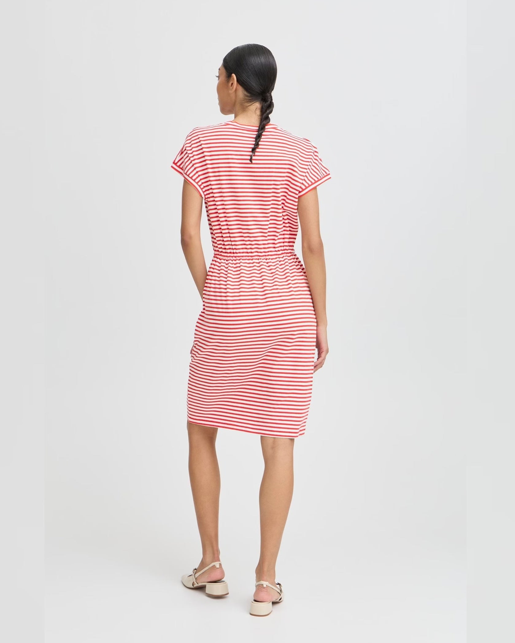 BYPANDINNA Klänning Flame stripe mix