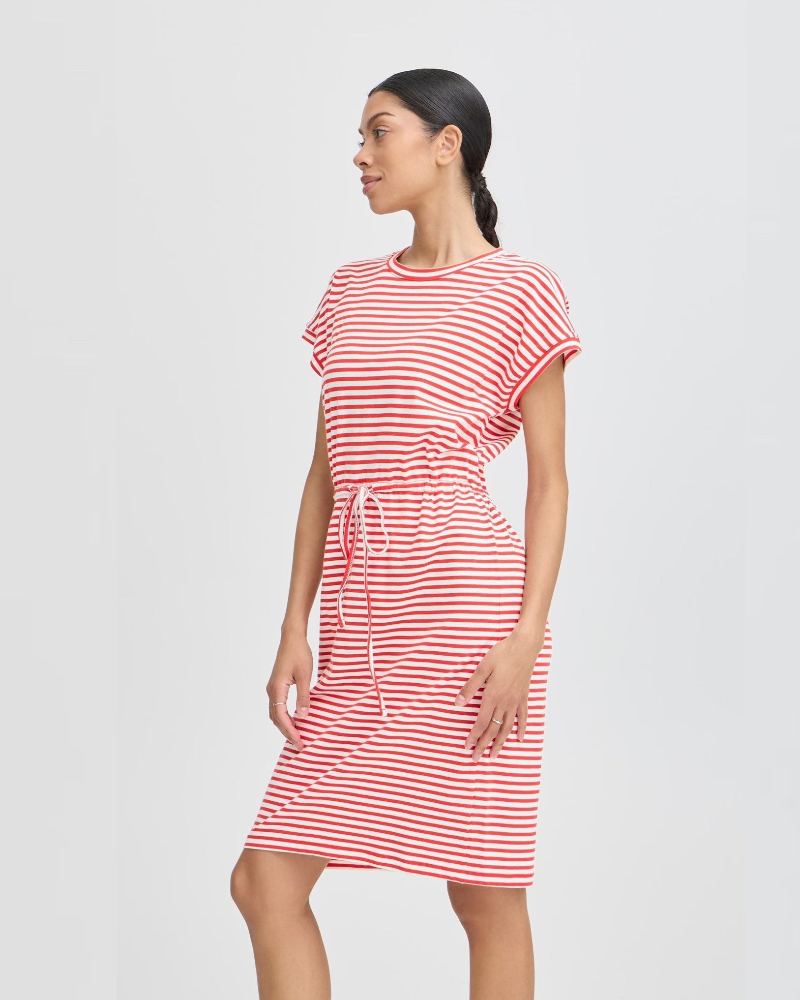 BYPANDINNA Klänning Flame stripe mix