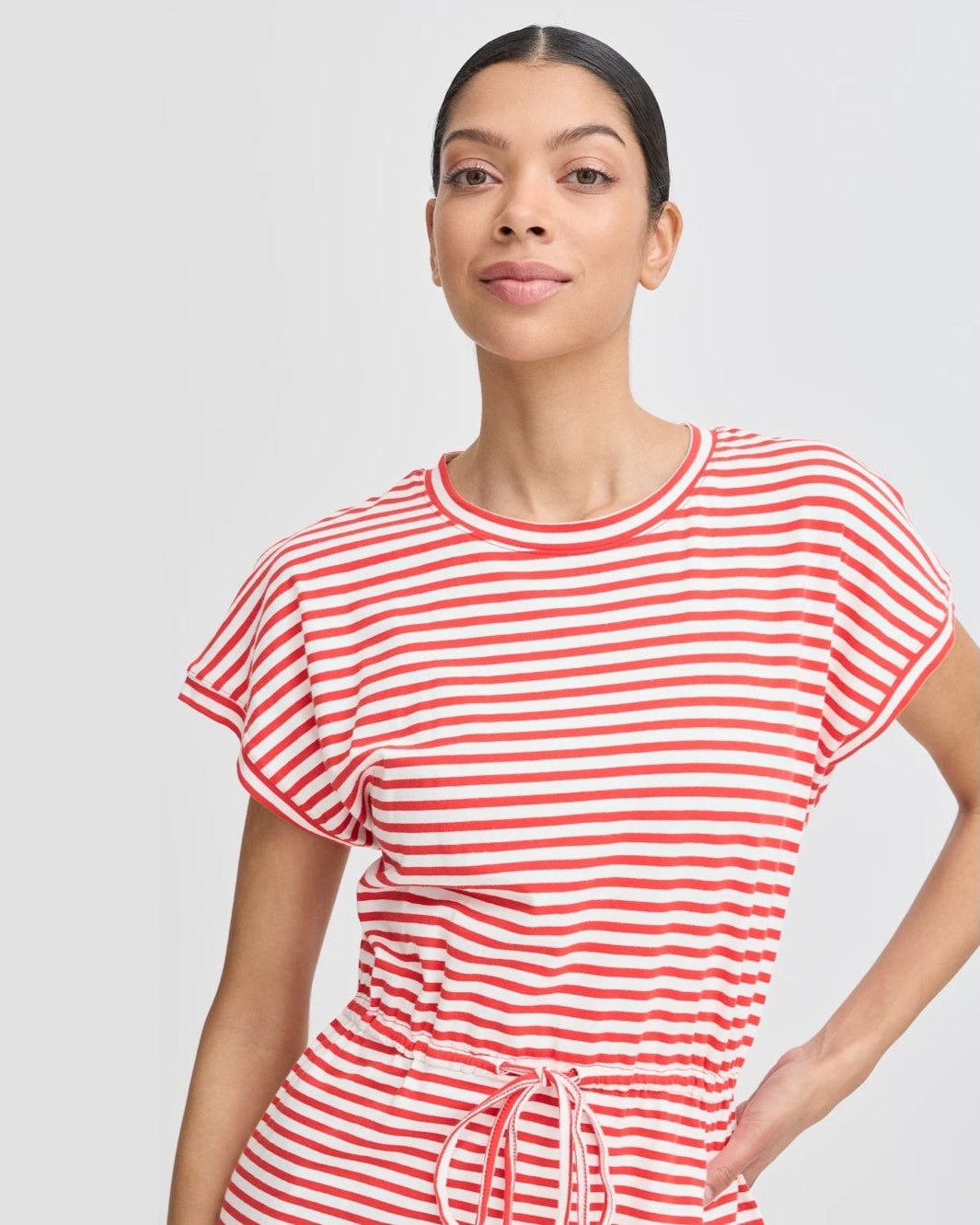 BYPANDINNA Klänning Flame stripe mix