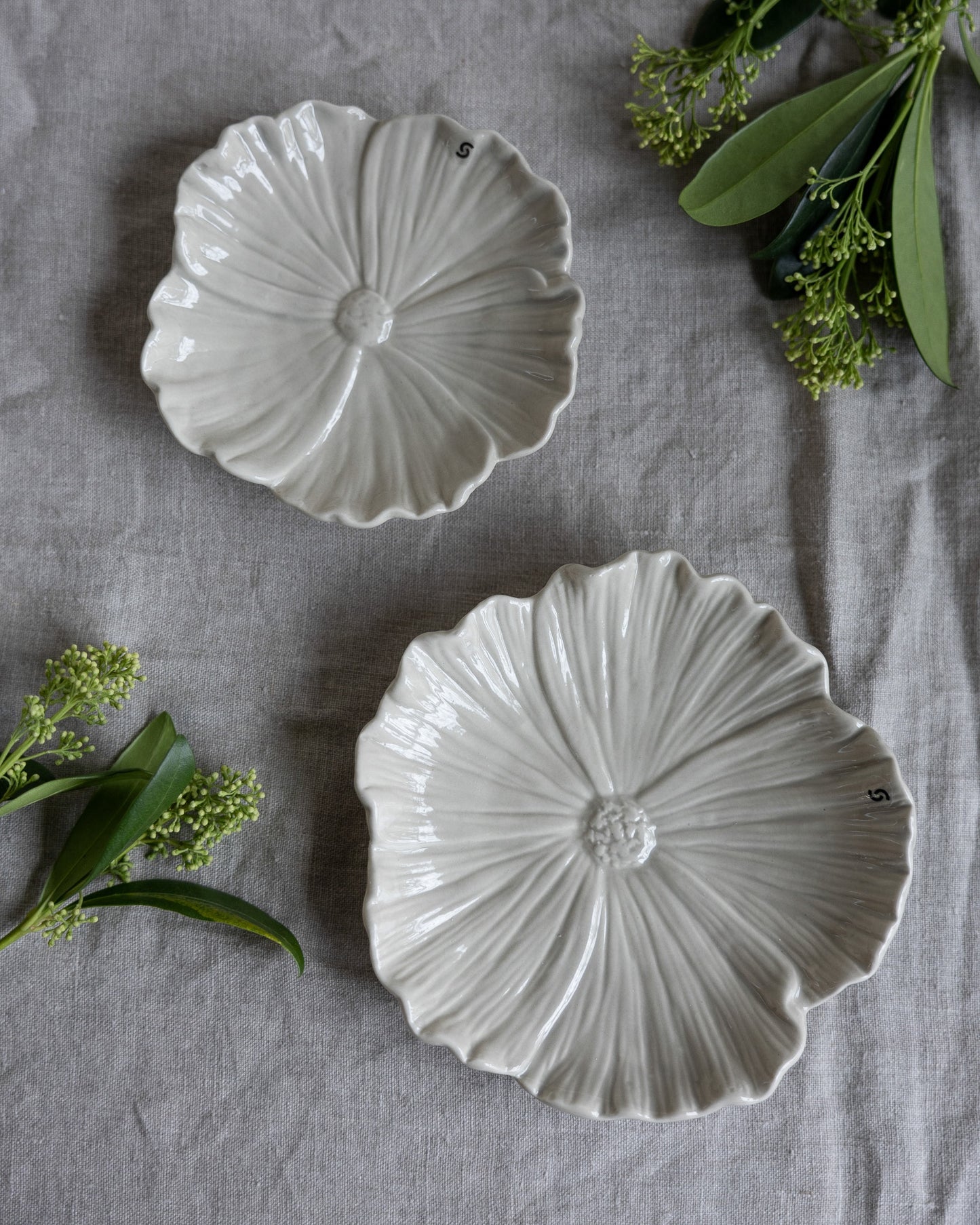 Blomster litet fat