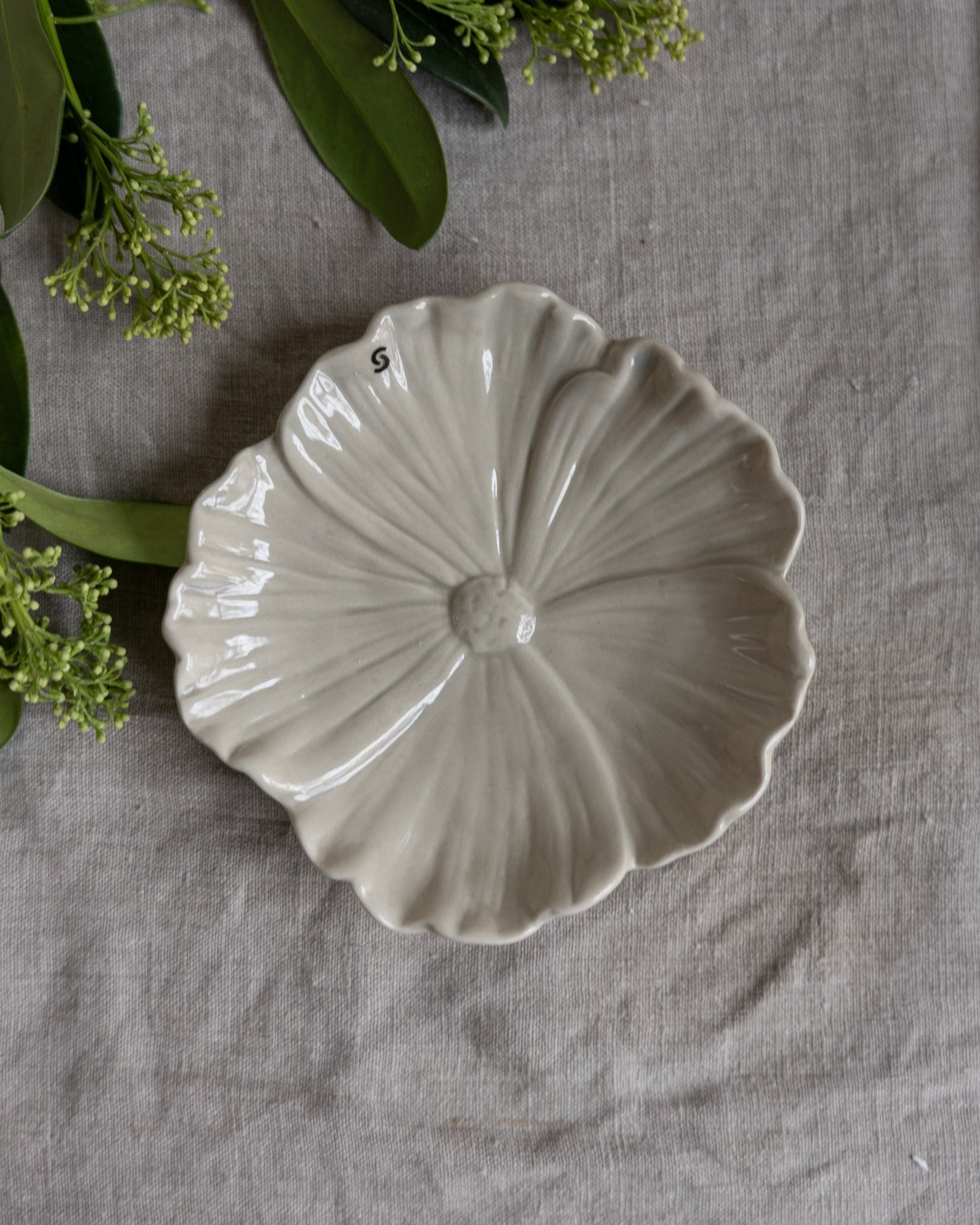 Blomster litet fat