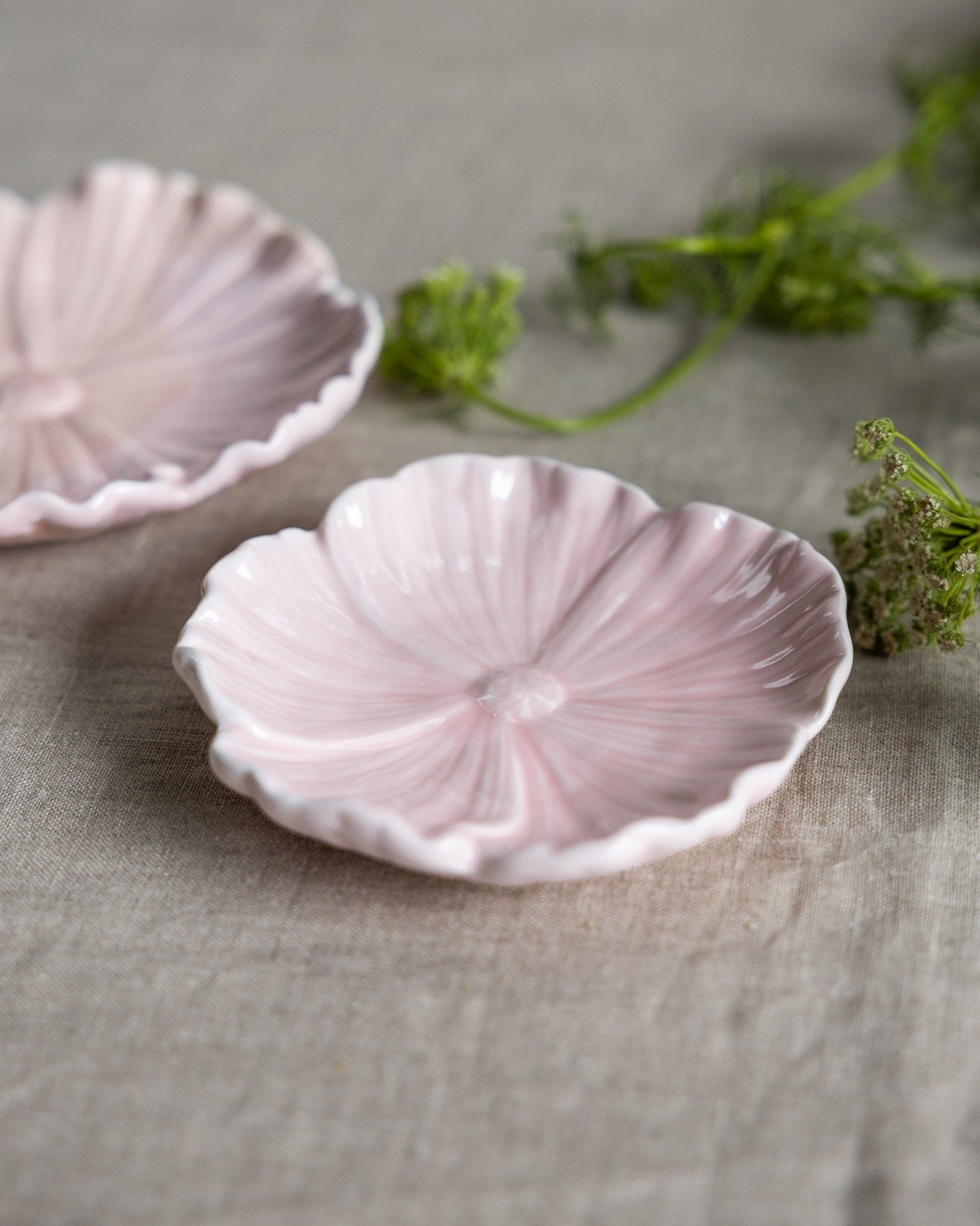 Blomster litet fat