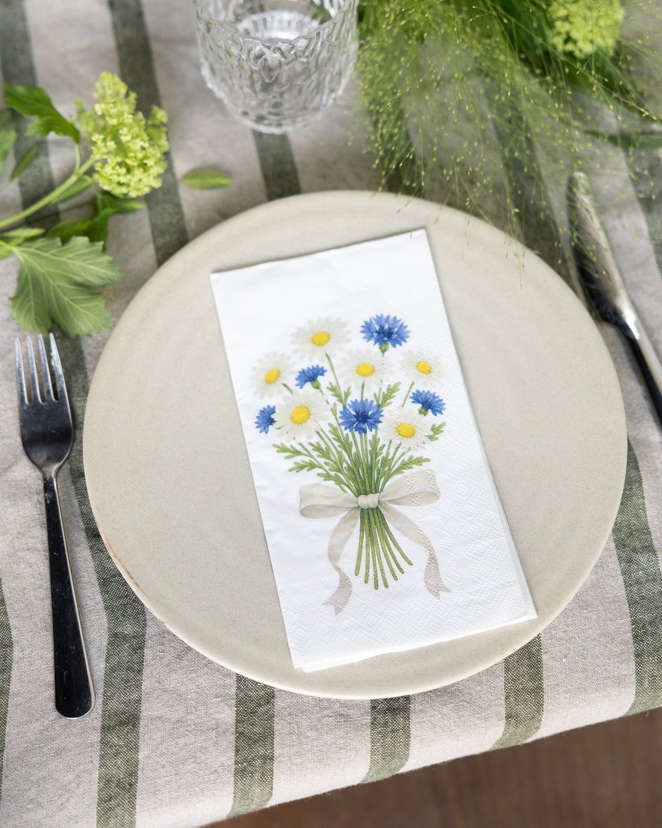 Servetter sommarbukett