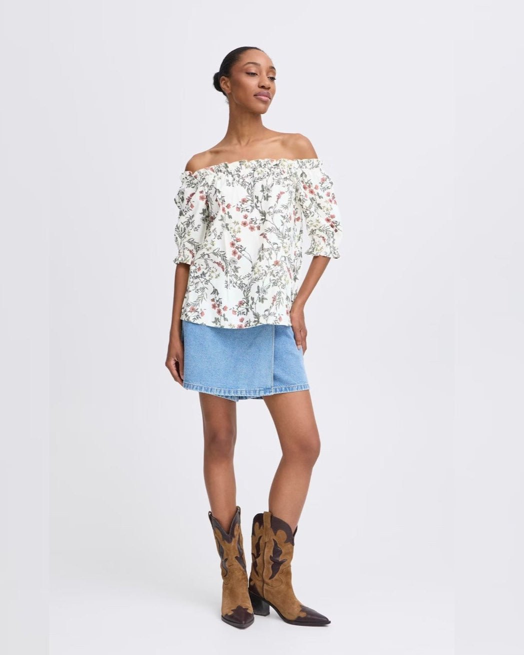 BYIMILDA Blus Birch flower mix