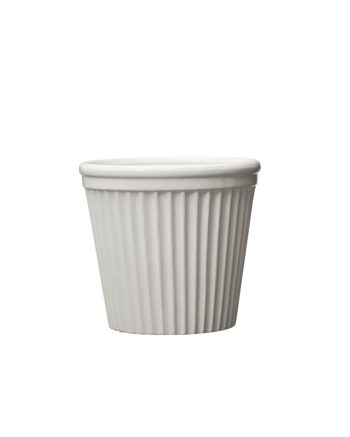 Estrid kruka 14 cm Vit