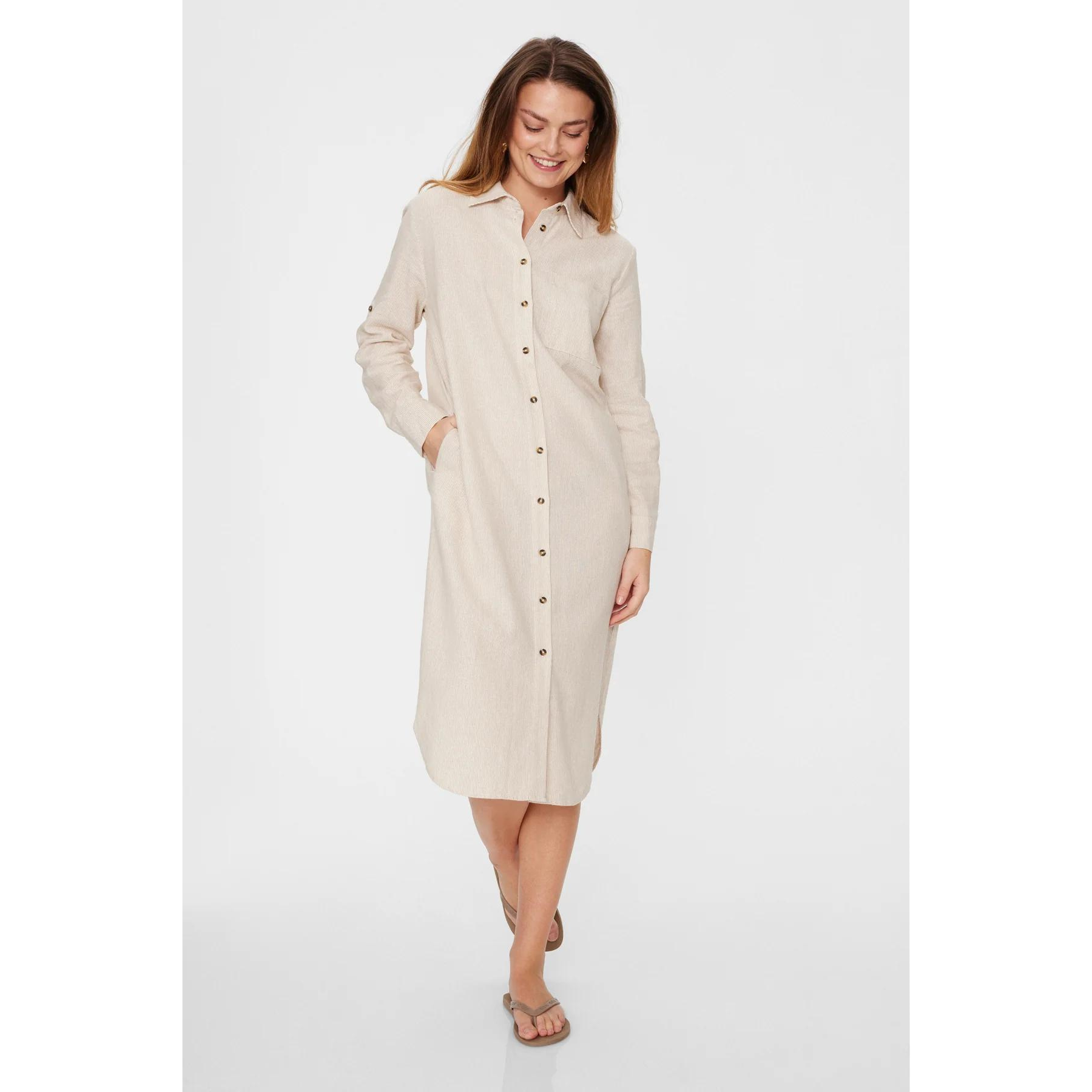FQLAVA Klänning Beige