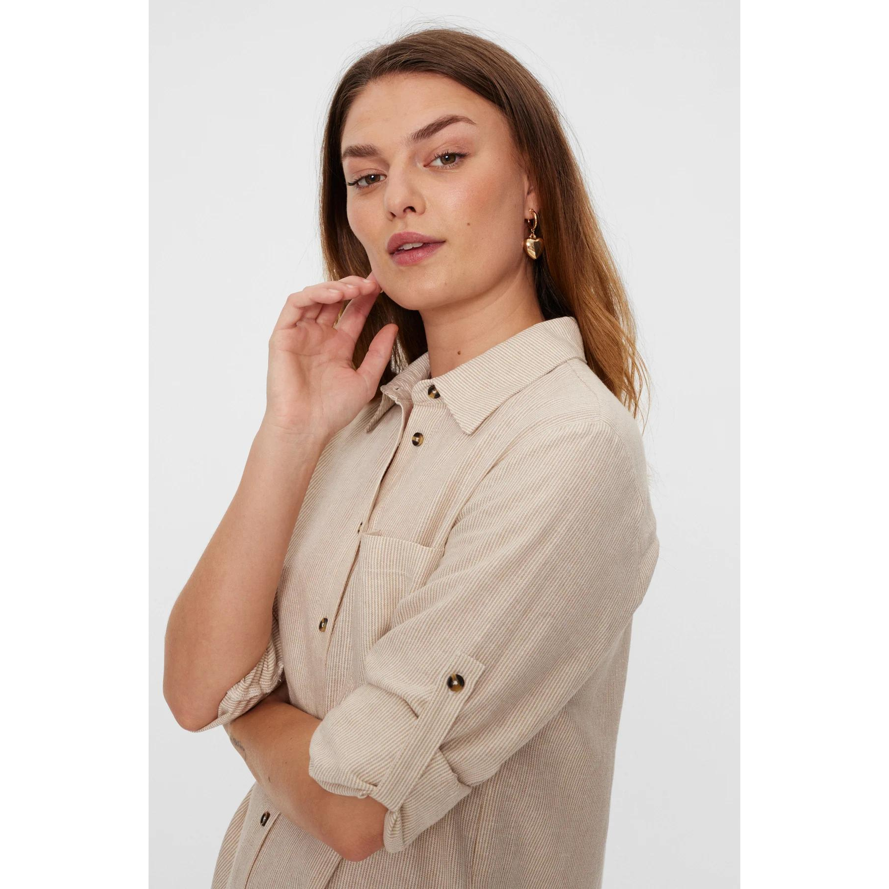 FQLAVA Klänning Beige