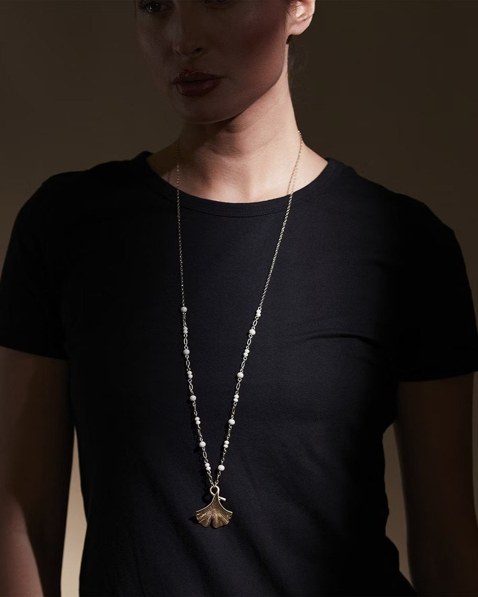 Halsband Ginko Guld