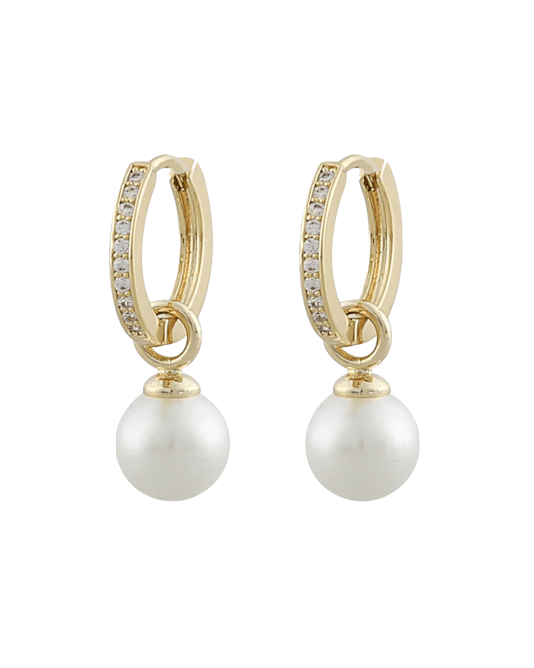Örhänge Core pearl Guld