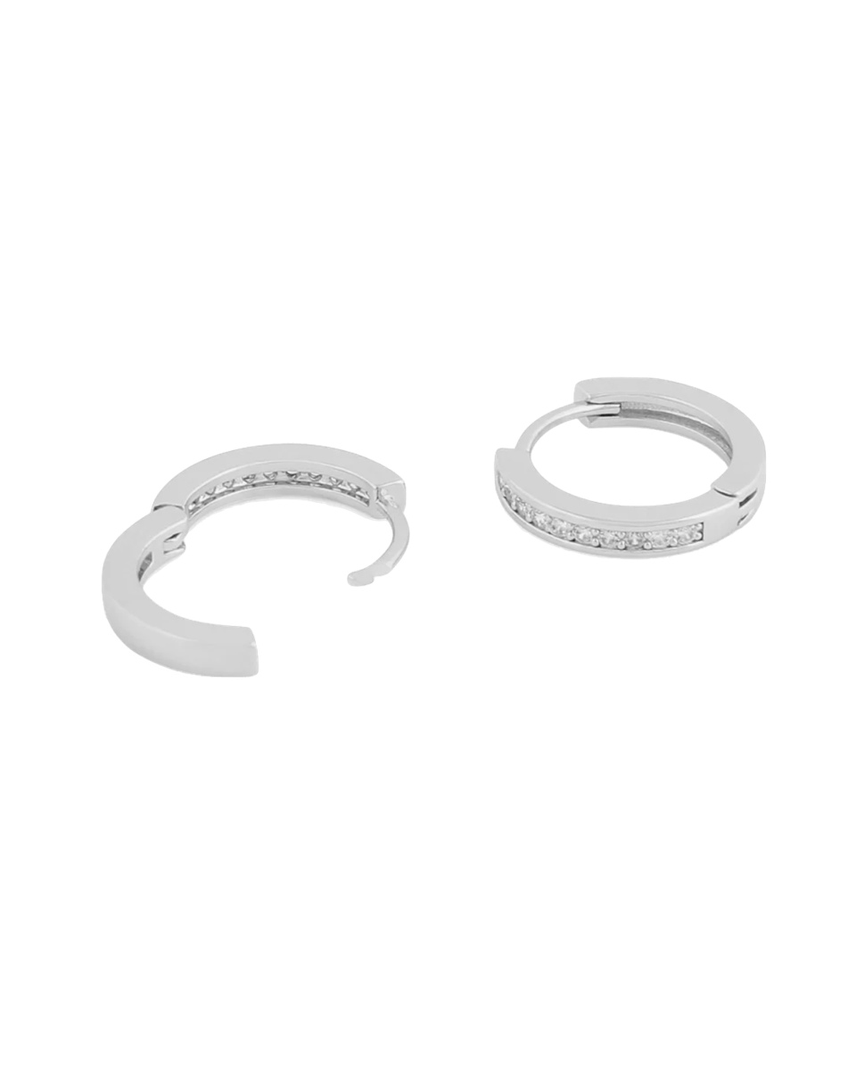Örhänge Elaine small ring Silver