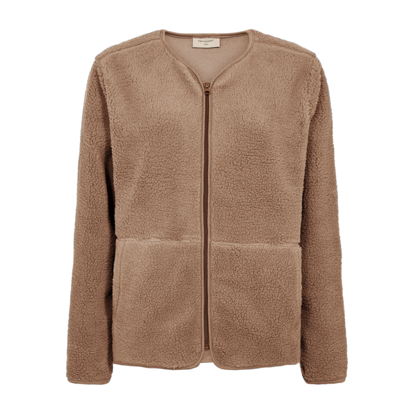 FQTEDDY-JACKET dessert Taupe