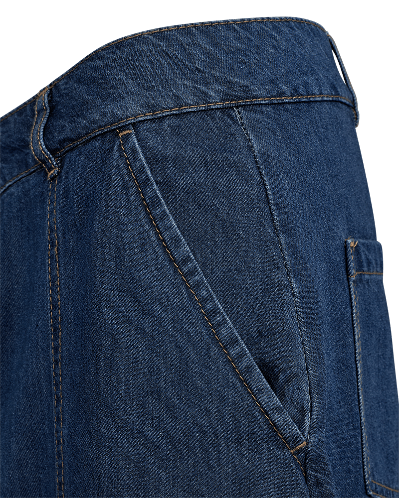 FQALIA Jeanskjol Medium Blue Denim