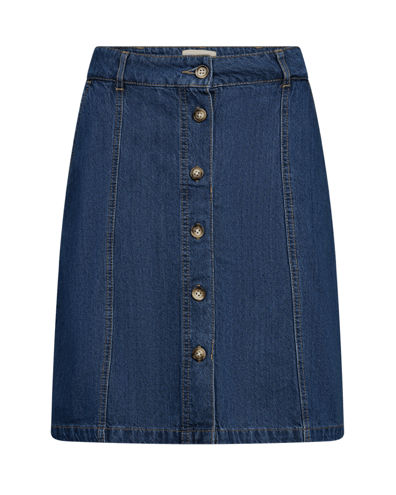 FQALIA Jeanskjol Medium Blue Denim