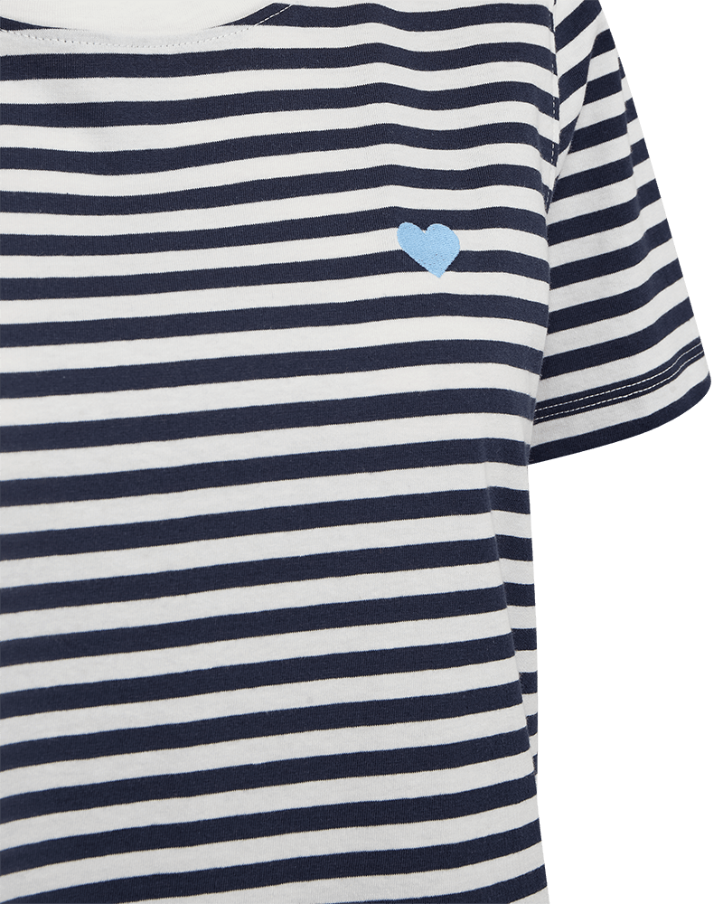 FQMIAN T-shirt Marinblå